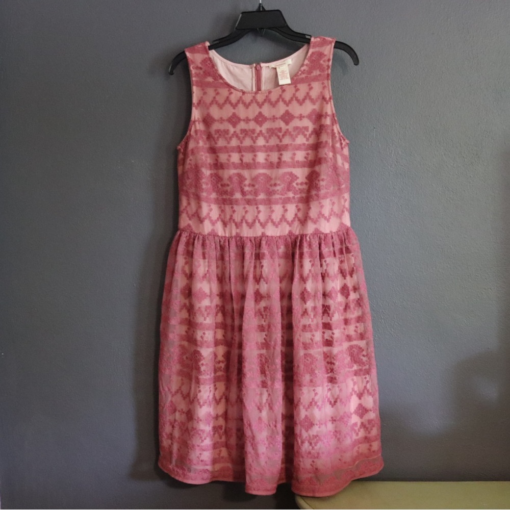 Sundance Pink Patterned Mini Dress